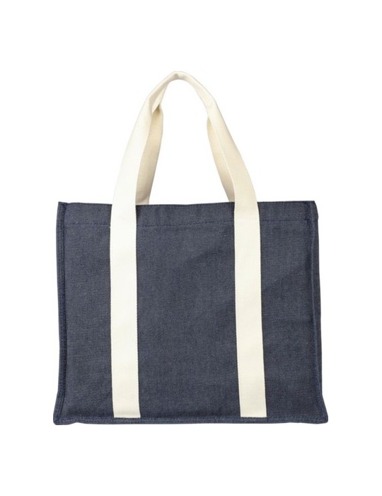 Sac shopping  en denim 280 g/m2 Gretchen Matières : coton Couleurs : bleu