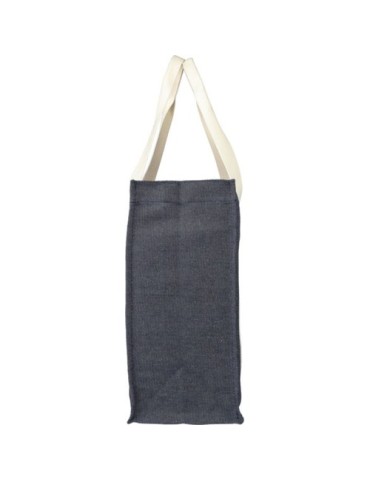 Sac shopping  en denim 280 g/m2 Gretchen Matières : coton Couleurs : bleu impression haute définition