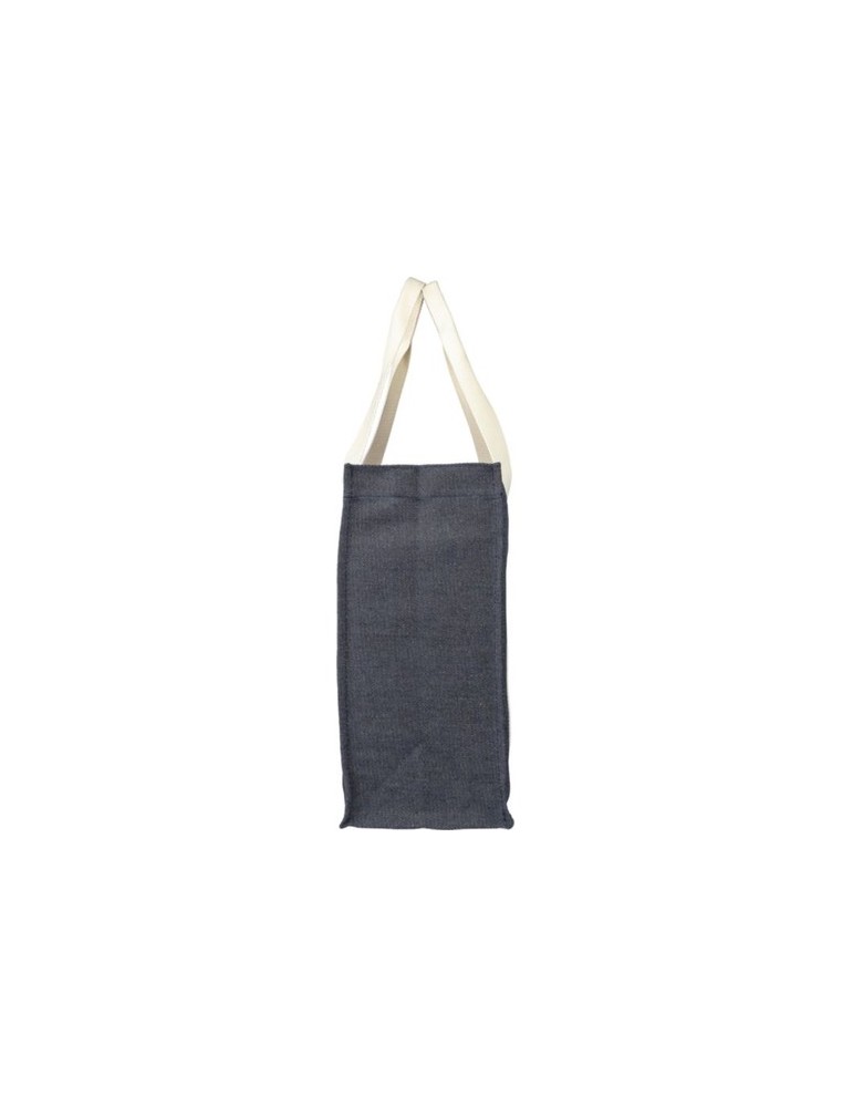 Sac shopping  en denim 280 g/m2 Gretchen Matières : coton Couleurs : bleu impression haute définition