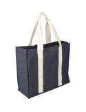 Sac shopping  en denim 280 g/m2 Gretchen Matières : coton Couleurs : bleu objet promotionnel éco-responsable