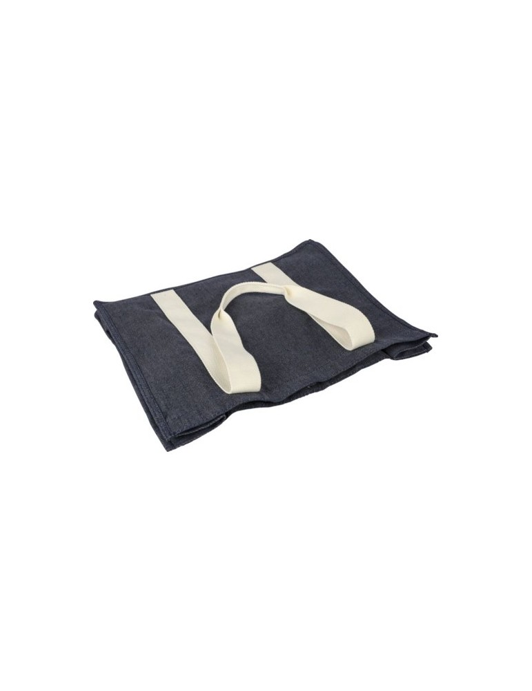 Sac shopping  en denim 280 g/m2 Gretchen Matières : coton Couleurs : bleu personnalisation rapide en France