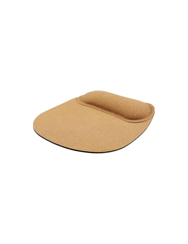 Tapis de souris ergonomique en liège personnalisé Edwin Matières : liège Couleurs : brun goodies publicitaire événementiel
