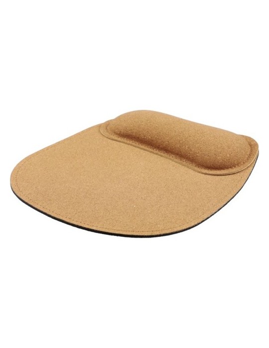 Tapis de souris ergonomique en liège personnalisé Edwin Matières : liège Couleurs : brun goodies publicitaire événementiel