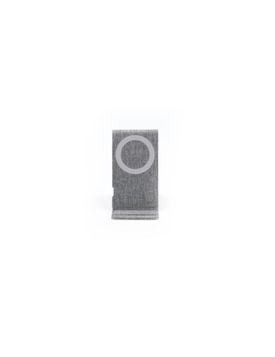Support de téléphone personnalisable Ascend Brandcharger Matières : carton Couleurs : gris
