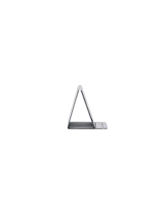 Support de téléphone personnalisable Ascend Brandcharger Matières : carton Couleurs : gris personnalisable avec votre logo