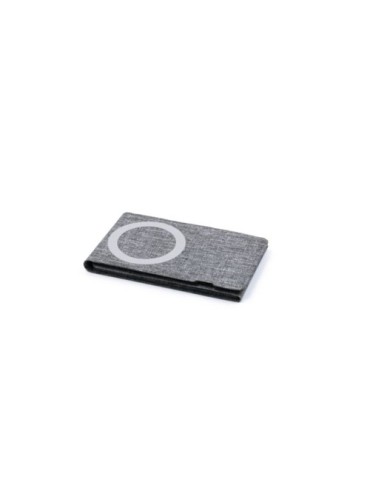 Support de téléphone personnalisable Ascend Brandcharger Matières : carton Couleurs : gris marquage laser ultra précis