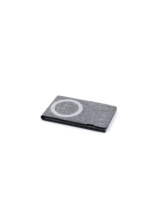 Support de téléphone personnalisable Ascend Brandcharger Matières : carton Couleurs : gris marquage laser ultra précis