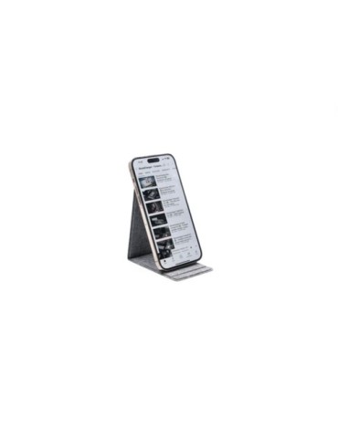 Support de téléphone personnalisable Ascend Brandcharger Matières : carton Couleurs : gris cadeau collaborateur premium