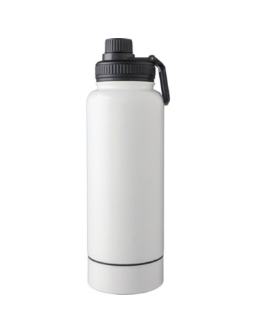 Gourde isotherme  en acier inoxydable de 1 000 ml Nathaniel Matières : acier inoxydable Couleurs : blanc goodies entreprise desi