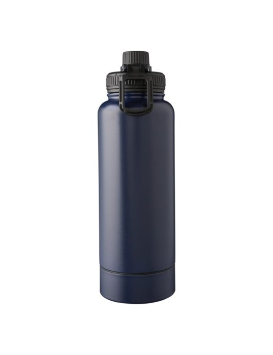 Gourde isotherme  en acier inoxydable de 1 000 ml Nathaniel Matières : acier inoxydable Couleurs : blanc goodies publicitaire du