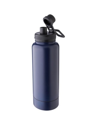 Gourde isotherme  en acier inoxydable de 1 000 ml Nathaniel Matières : acier inoxydable Couleurs : blanc accessoire événementiel