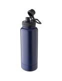 Gourde isotherme  en acier inoxydable de 1 000 ml Nathaniel Matières : acier inoxydable Couleurs : noir cadeau entreprise pas ch