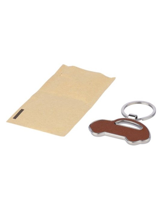 Porte-clé en cuir recyclé Joan