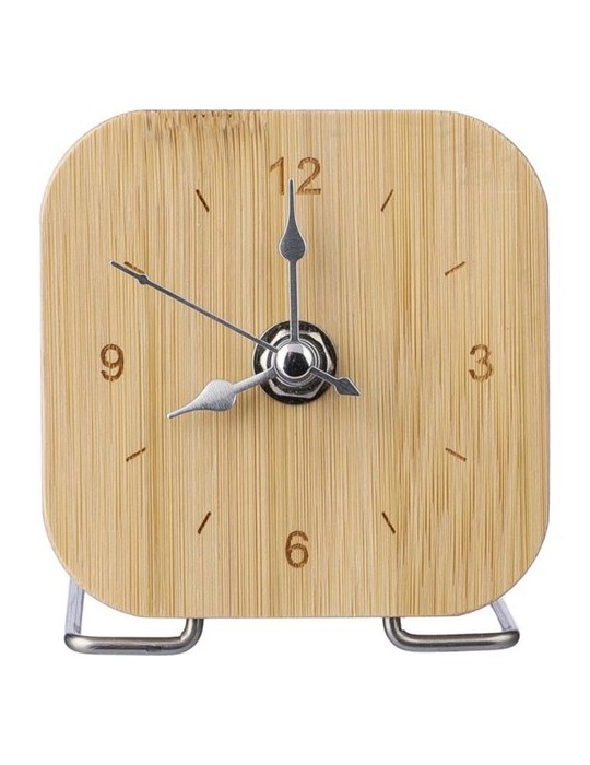 Horloge  en bambou - Jenny  
Porte-clé personnalisé en cuir recyclé - Joan Matières : bambou Couleurs : brun cadeau collaborateu
