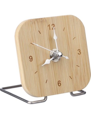 Horloge  en bambou - Jenny  
Porte-clé personnalisé en cuir recyclé - Joan Matières : bambou Couleurs : brun personnalisation ra