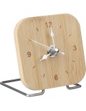 Horloge  en bambou - Jenny  
Porte-clé personnalisé en cuir recyclé - Joan Matières : bambou Couleurs : brun personnalisation ra