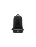 Sac convertible publicitaire Combo Brandcharger, 3 en 1 avec utilisation bureau et transport. Horloge de bureau   Matières : pol