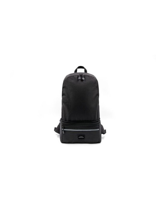 Sac convertible publicitaire Combo Brandcharger, 3 en 1 avec utilisation bureau et transport. Horloge de bureau   Matières : pol