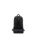 Sac convertible publicitaire Combo Brandcharger, 3 en 1 avec utilisation bureau et transport. Horloge de bureau   Matières : pol