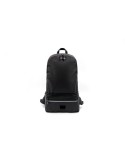 Sac convertible publicitaire Combo Brandcharger, 3 en 1 avec utilisation bureau et transport. Horloge de bureau   Matières : pol