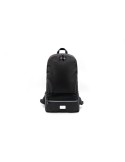 Sac convertible publicitaire Combo Brandcharger, 3 en 1 avec utilisation bureau et transport. Horloge de bureau   Matières : pol