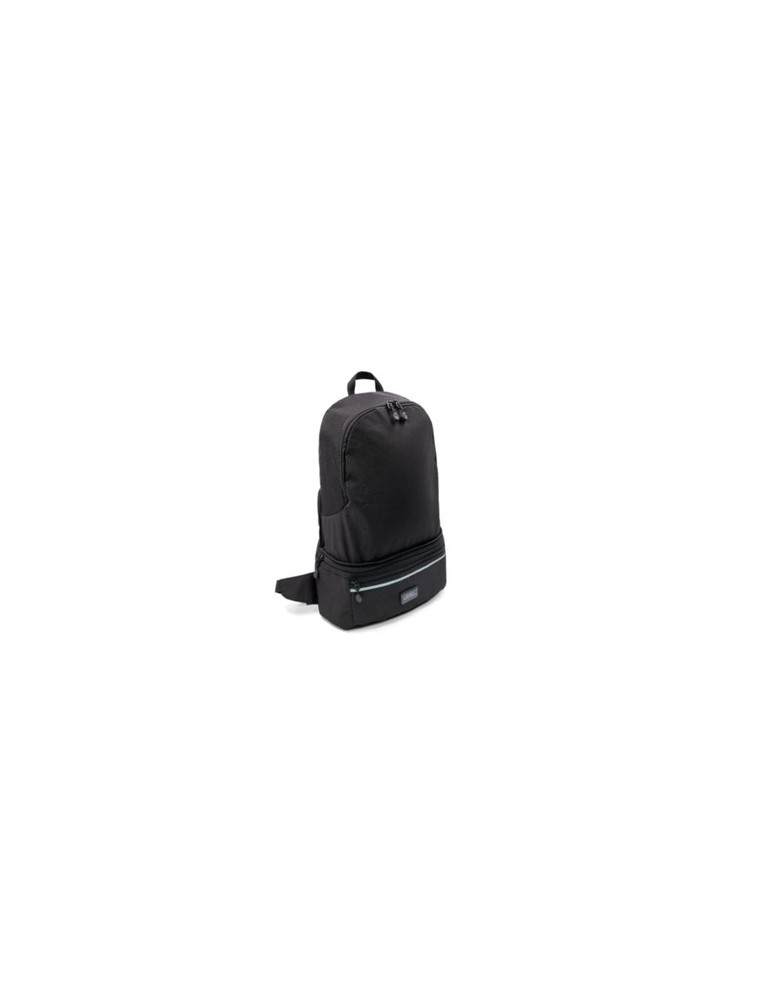 Sac convertible publicitaire Combo Brandcharger, 3 en 1 avec utilisation bureau et transport. Horloge de bureau   Matières : pol
