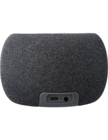 Enceinte sans fil  en bambou et ABS recyclé - Lyle Matières : bambou Couleurs : noir cadeau entreprise pas cher