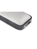 Enceinte sans fil publicitaire Nano de Brandcharger Matières : aluminium Couleurs : argenté marquage laser ultra précis