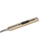 Cutter publicitaire en bambou Jeffrey Matières : bambou Couleurs : brun livraison express 24h 48h