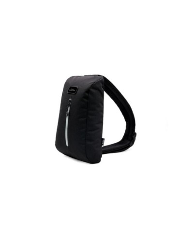 Sac à dos publicitaire Sling de Brandcharger Matières : polyester Couleurs : noir marquage laser ultra précis