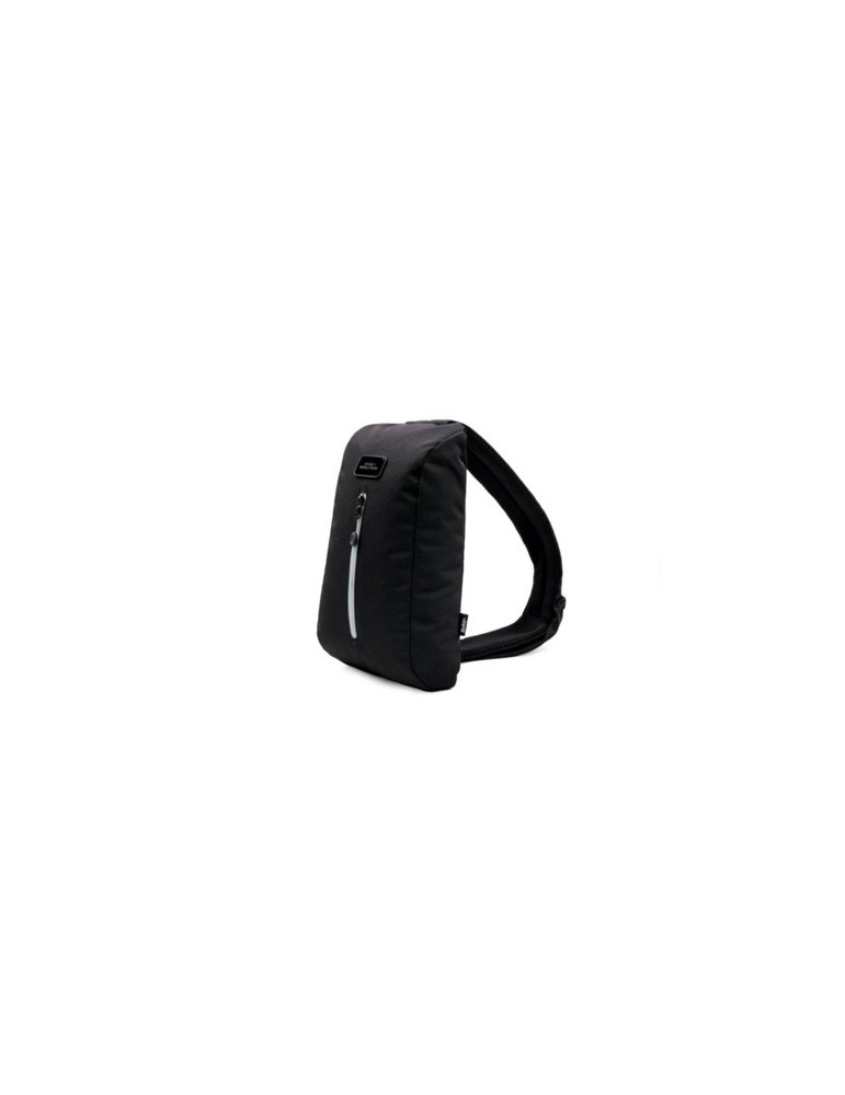 Sac à dos publicitaire Sling de Brandcharger Matières : polyester Couleurs : noir marquage laser ultra précis