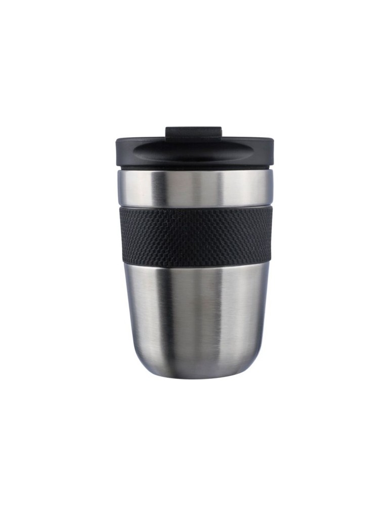 Mug isotherme  en acier inoxydable recyclé - Keith Matières : acier inoxydable Couleurs : argenté
