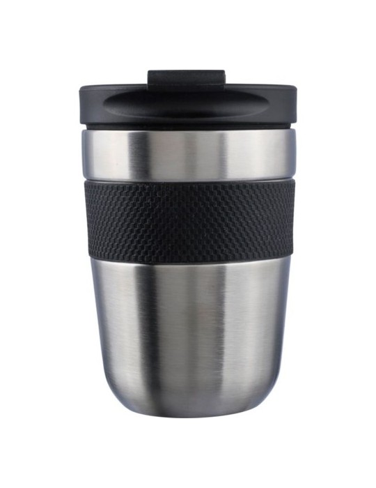 Mug isotherme  en acier inoxydable recyclé - Keith Matières : acier inoxydable Couleurs : argenté