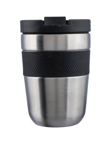Mug isotherme  en acier inoxydable recyclé - Keith Matières : acier inoxydable Couleurs : argenté cadeau entreprise pas cher