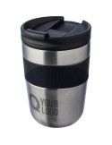 Mug isotherme  en acier inoxydable recyclé - Keith Matières : acier inoxydable Couleurs : argenté impression haute définition