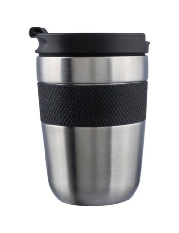 Mug isotherme  en acier inoxydable recyclé - Keith Matières : acier inoxydable Couleurs : argenté marquage laser ultra précis
