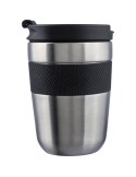 Mug isotherme  en acier inoxydable recyclé - Keith Matières : acier inoxydable Couleurs : argenté marquage laser ultra précis