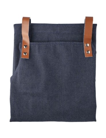 Tablier publicitaire en denim 280g/m² Greg Matières : coton Couleurs : bleu impression haute définition