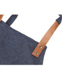 Tablier publicitaire en denim 280g/m² Greg Matières : coton Couleurs : bleu cadeau collaborateur premium