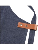 Tablier publicitaire en denim 280g/m² Greg Matières : coton Couleurs : bleu accessoire événementiel unique