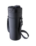 Gourde isotherme publicitaire de 730 ml en acier inoxydable Kelvin Matières : acier inoxydable Couleurs : noir goodies publicita