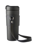 Gourde isotherme publicitaire de 730 ml en acier inoxydable Kelvin Matières : acier inoxydable Couleurs : noir marquage laser ul