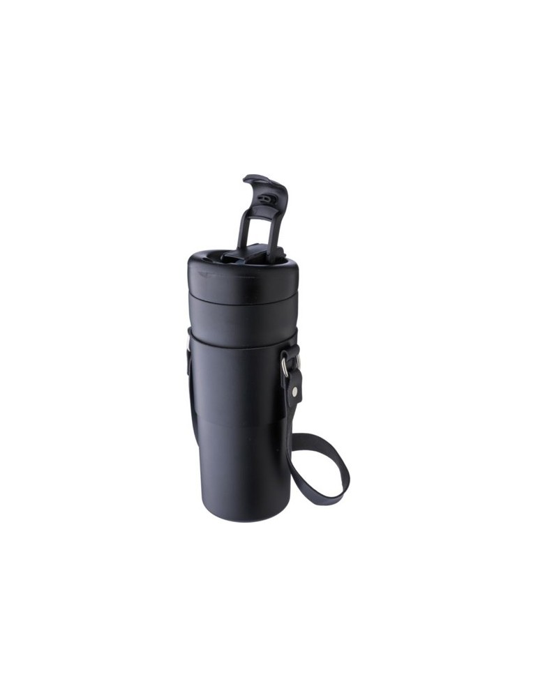 Gourde isotherme publicitaire de 730 ml en acier inoxydable Kelvin Matières : acier inoxydable Couleurs : noir objet promotionne