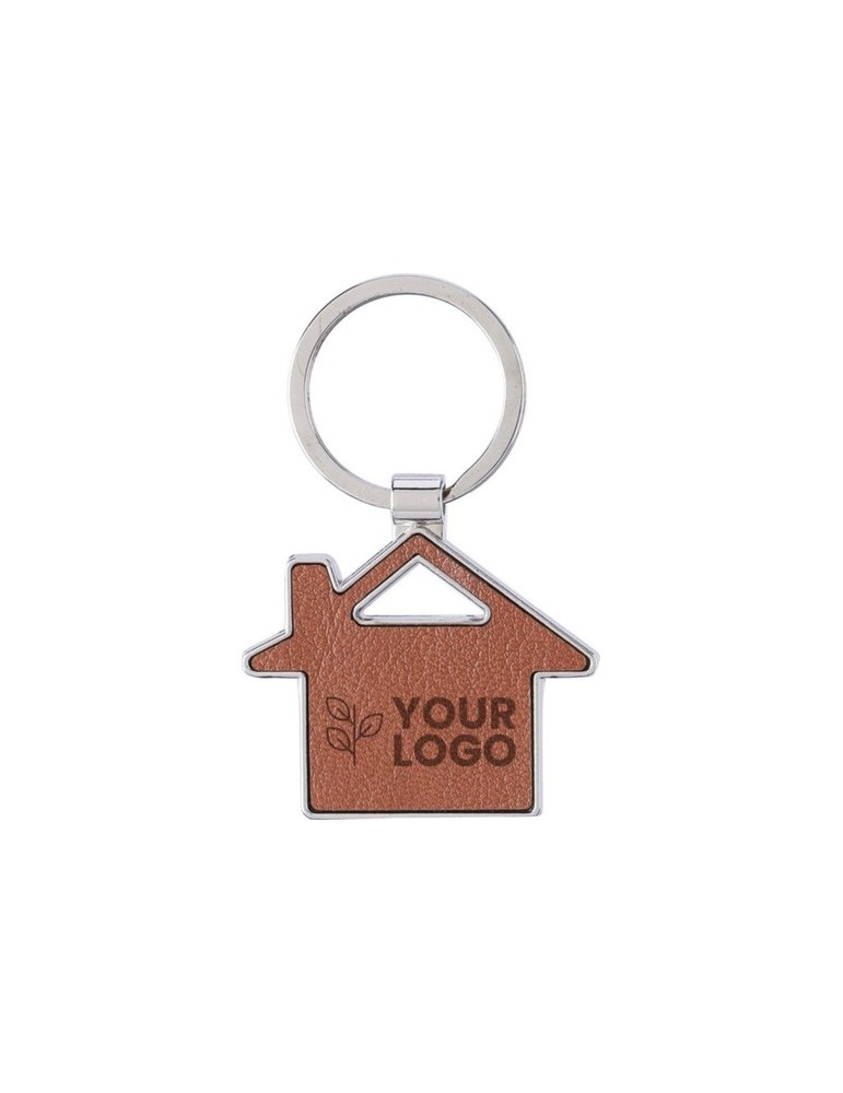 Porte-clé en cuir recyclé Jim