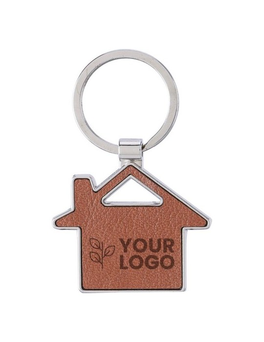 Porte-clé en cuir recyclé Jim