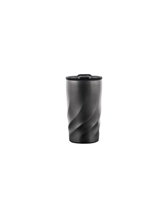 Mug nomade publicitaire  Vortex Calix Brandcharger Matières : acier inoxydable Couleurs : gun personnalisable avec votre logo