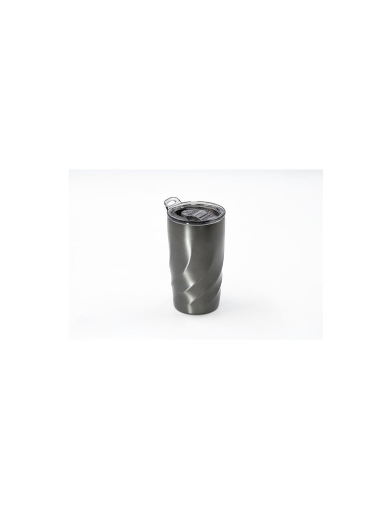 Mug nomade publicitaire  Vortex Calix Brandcharger Matières : acier inoxydable Couleurs : gun livraison express 24h 48h