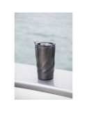 Mug nomade publicitaire  Vortex Calix Brandcharger Matières : acier inoxydable Couleurs : gun objet promotionnel éco-responsable