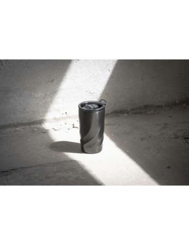 Mug nomade publicitaire  Vortex Calix Brandcharger Matières : acier inoxydable Couleurs : gun cadeau collaborateur premium