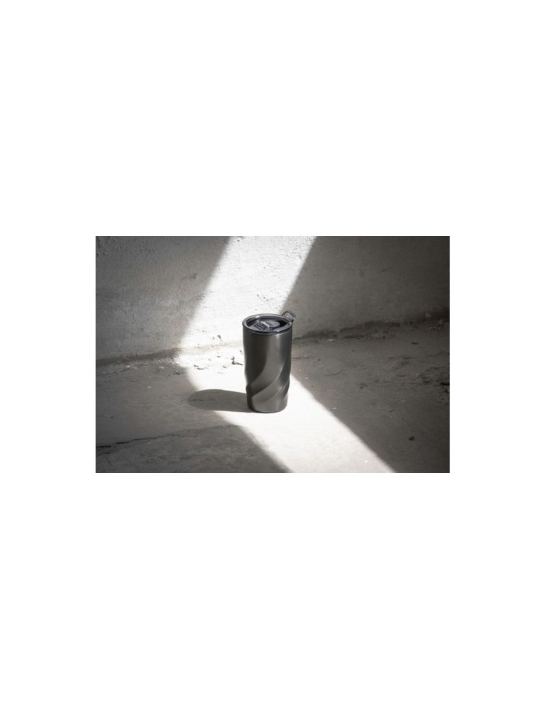 Mug nomade publicitaire  Vortex Calix Brandcharger Matières : acier inoxydable Couleurs : gun cadeau collaborateur premium